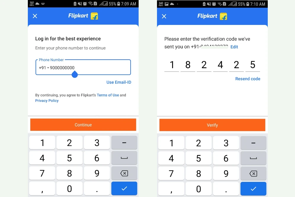How to Create Flipkart Account 1 signup for flipkart account