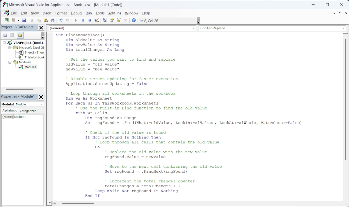 How To Find And Replace Values In Cell Using Excel Macro Techies Diary